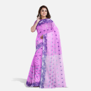 Orchid Glow Tant Saree